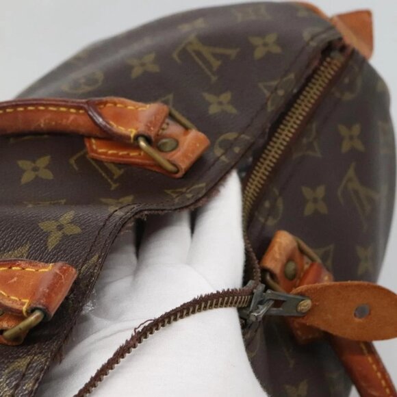 LOUIS VUITTON Monogram Speedy 35 Hand Bag - Picture 8 of 16